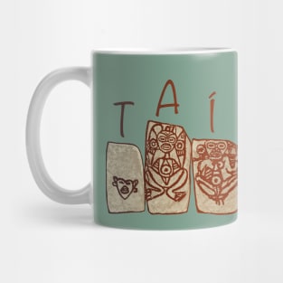 Puerto Rico Taino Rock Symbols Mug